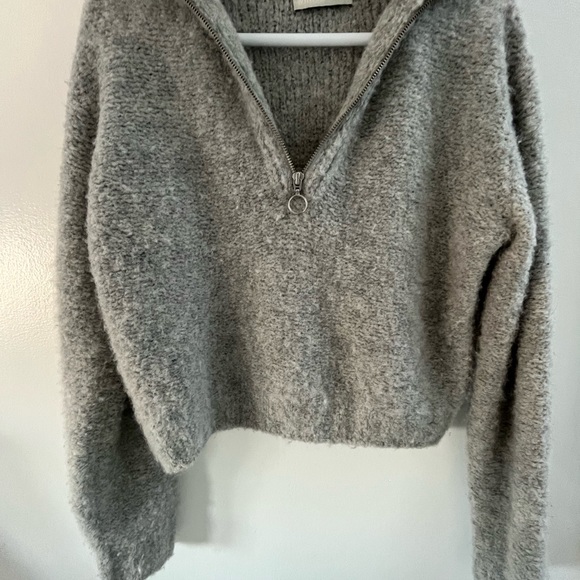 SOLD Aritzia Wilfred Free Gwyneth 1/4 zip wool sweater XS - Picture 2 of 6